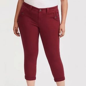 Torrid Red Cargo Pants Size 20